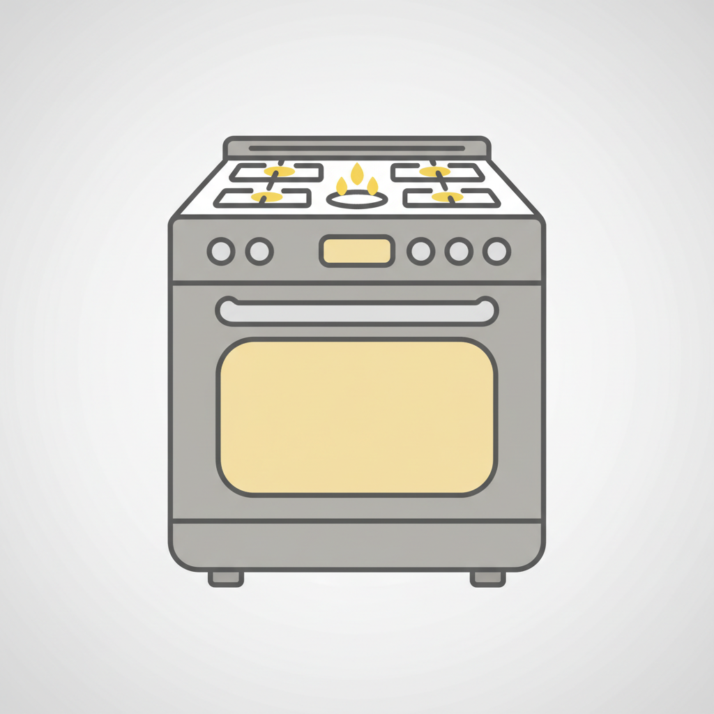 Dual-fuel range icon