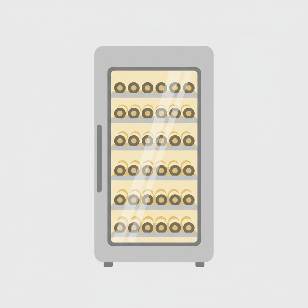 Wine refrigerator icon